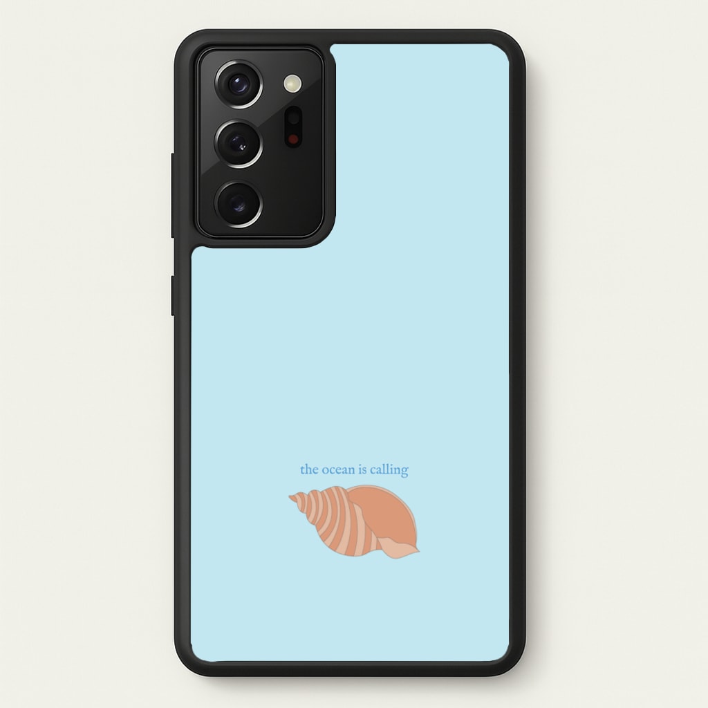 The Ocean Is Calling - Seashells - Seashells Phone Case for Galaxy Note 20 Ultra