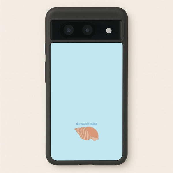 The Ocean Is Calling - Seashells - Seashells Phone Case for Google Pixel 8a