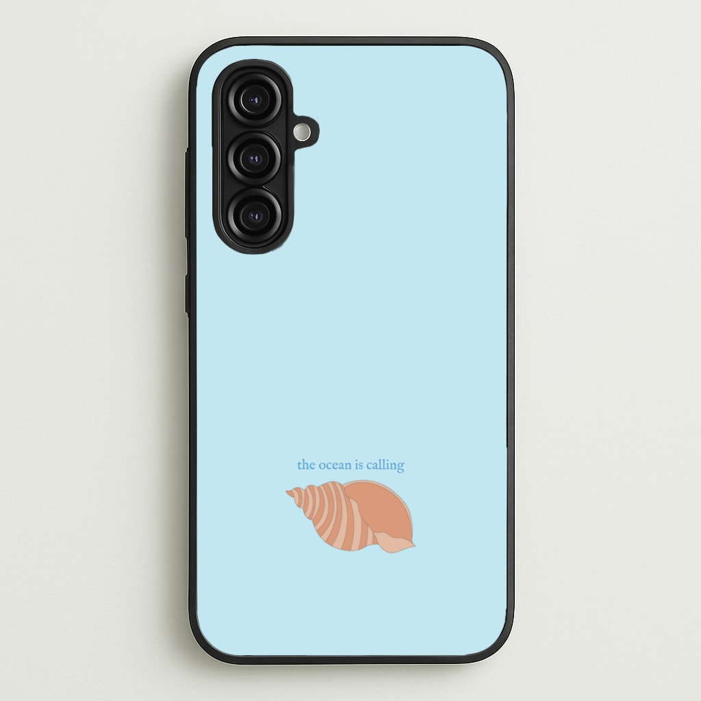 The Ocean Is Calling - Seashells - Seashells Phone Case for Galaxy A16