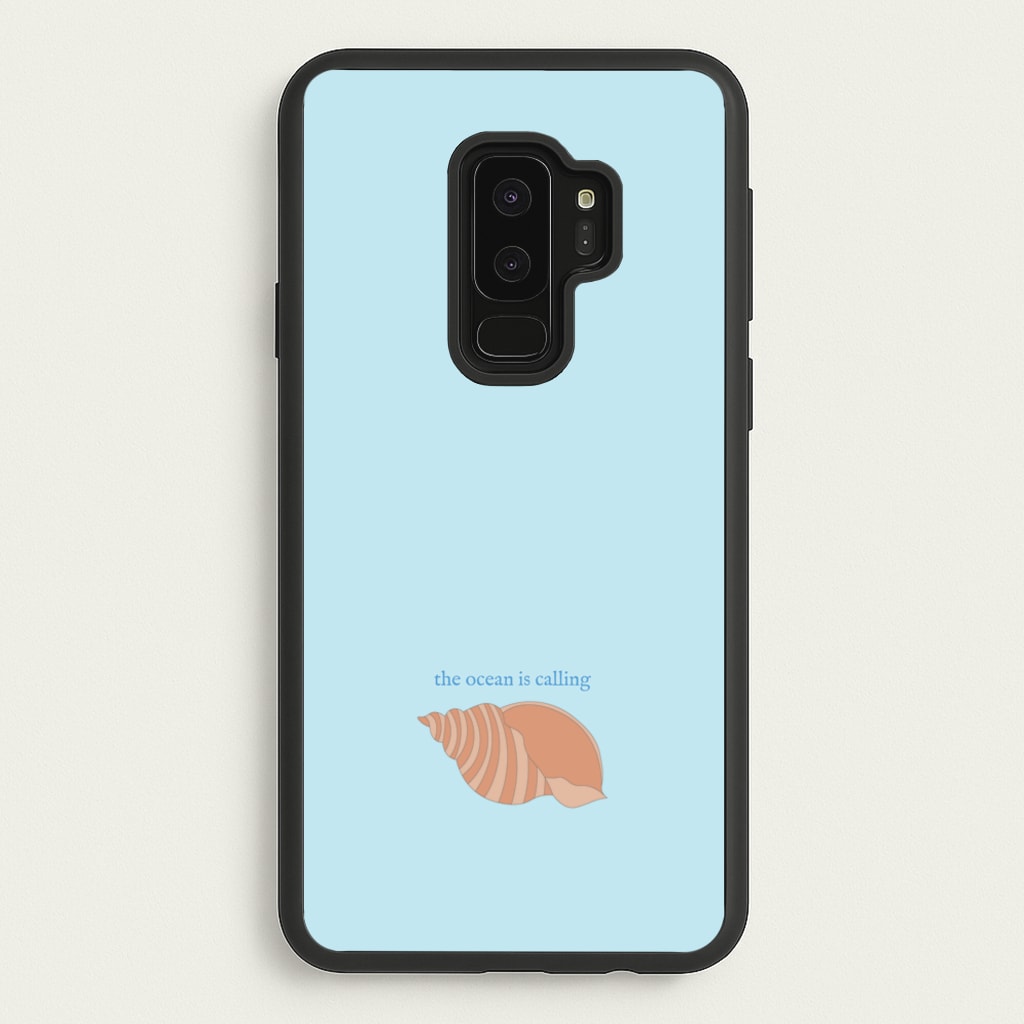 The Ocean Is Calling - Seashells - Seashells Phone Case for Galaxy S9 Plus