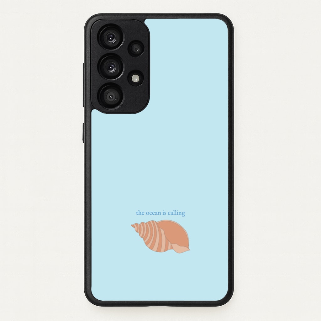 The Ocean Is Calling - Seashells - Seashells Phone Case for Galaxy A53