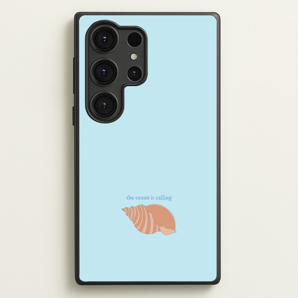 The Ocean Is Calling - Seashells - Seashells Phone Case for Galaxy S25 Ultra