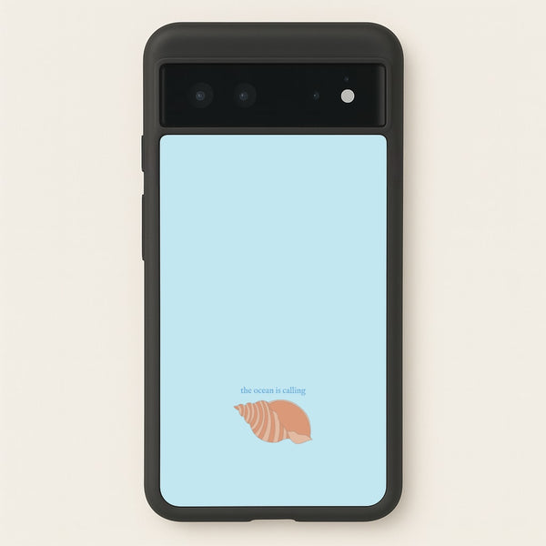 The Ocean Is Calling - Seashells - Seashells Phone Case for Google Pixel 6