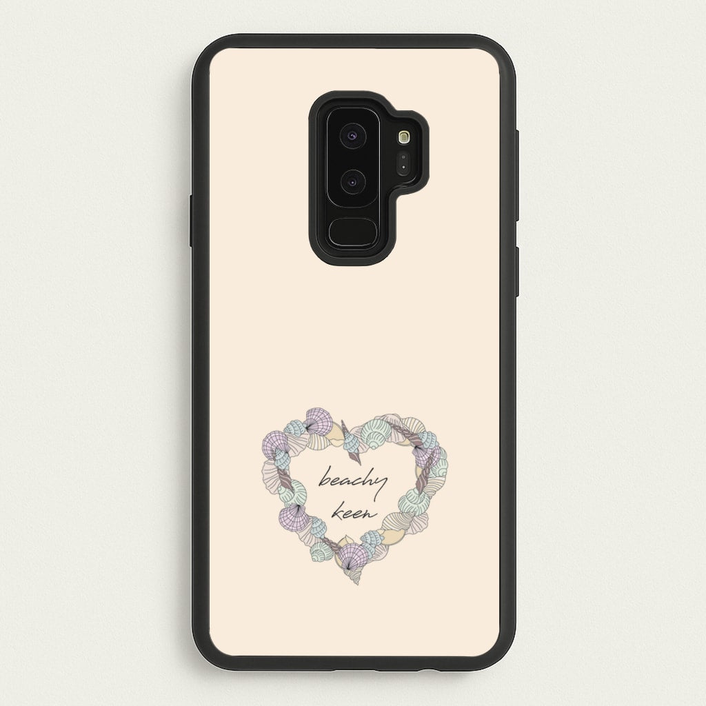 Beachy Keen - Seashells - Seashells Phone Case for Galaxy S9 Plus