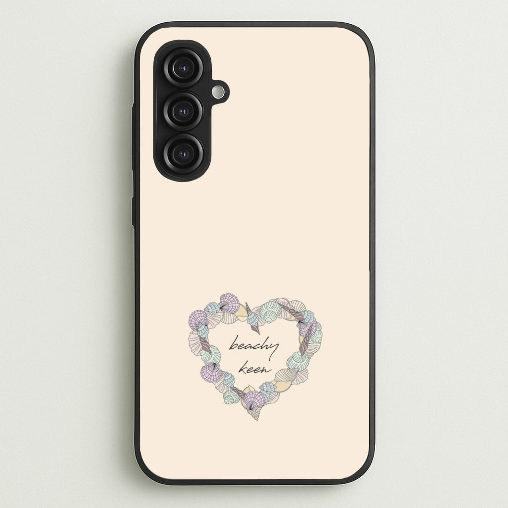 Beachy Keen - Seashells - Seashells Phone Case for Galaxy S23FE