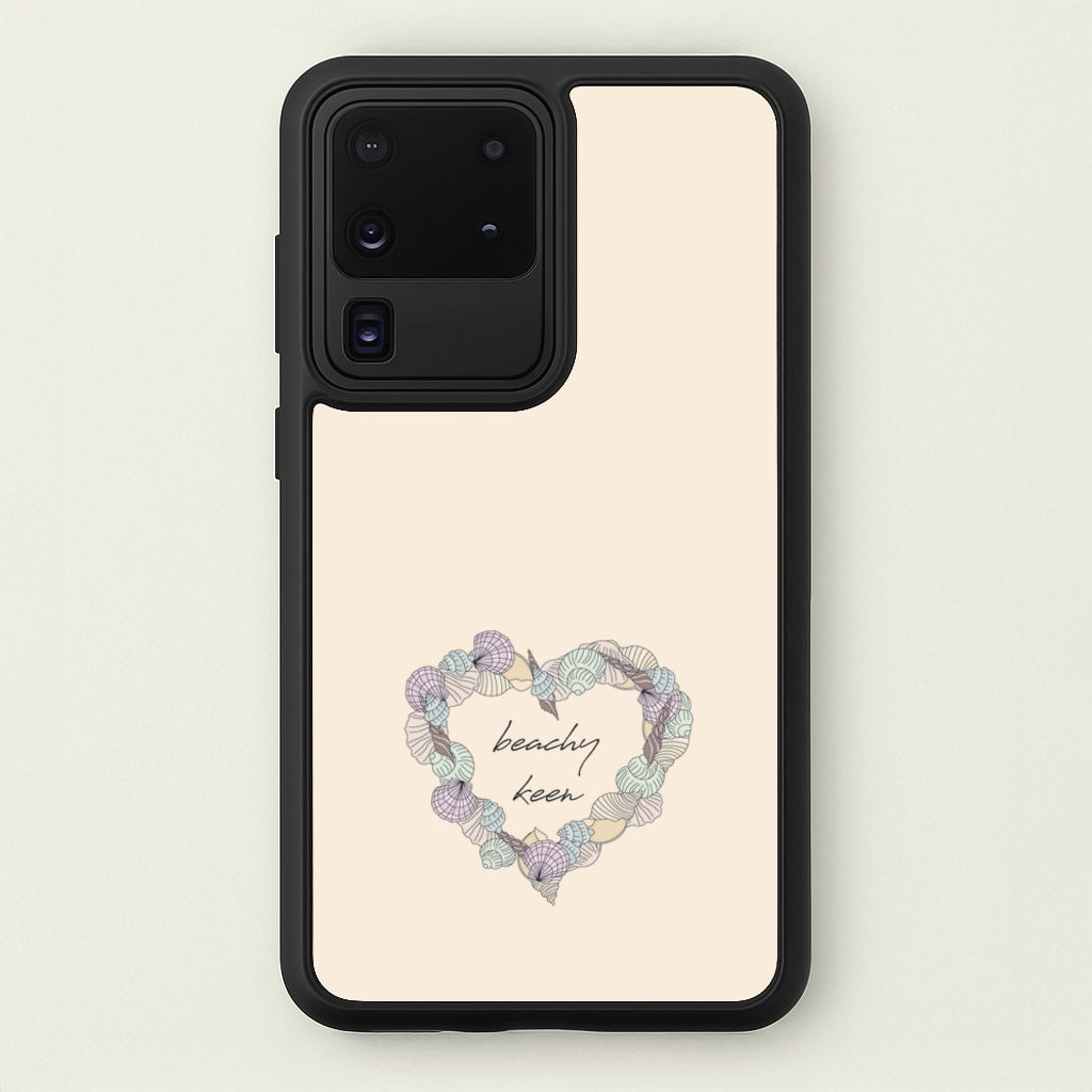 Beachy Keen - Seashells - Seashells Phone Case for Galaxy S20 Ultra