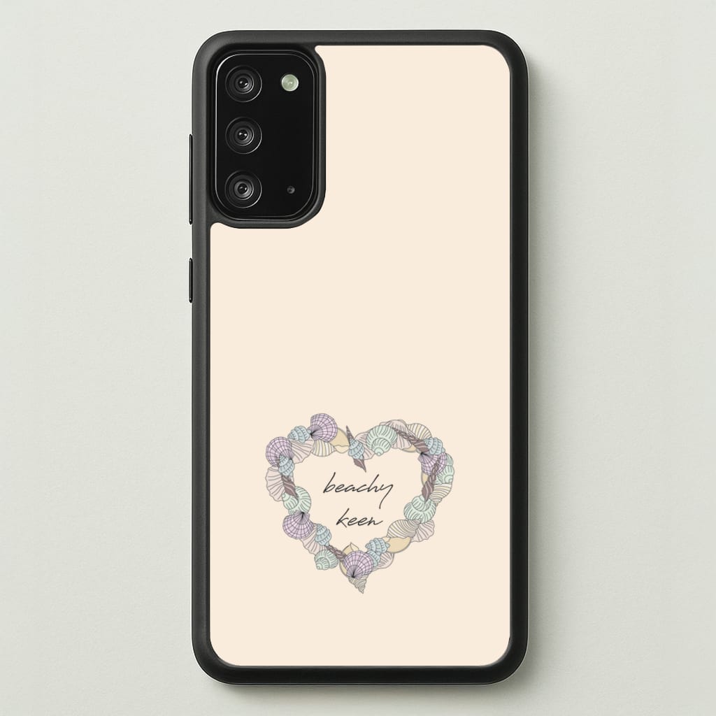 Beachy Keen - Seashells - Seashells Phone Case for Galaxy Note 20