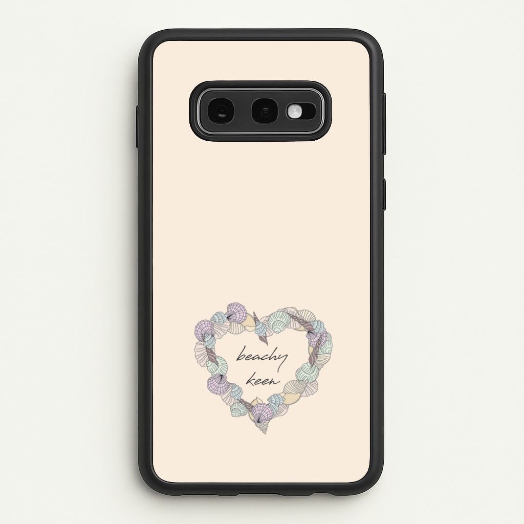 Beachy Keen - Seashells - Seashells Phone Case for Galaxy S10e