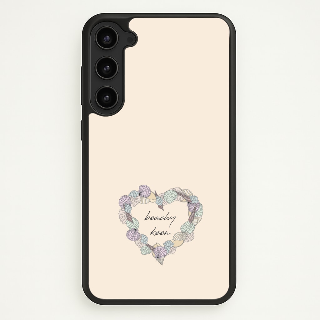 Beachy Keen - Seashells - Seashells Phone Case for Galaxy S23 Plus