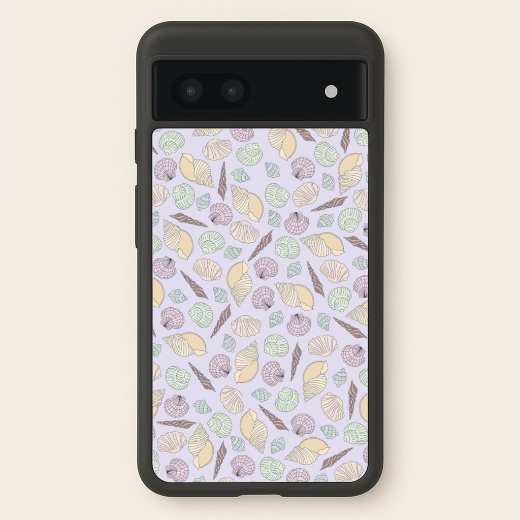 Seashells Pattern 7 - Seashells Phone Case for Google Pixel 6a