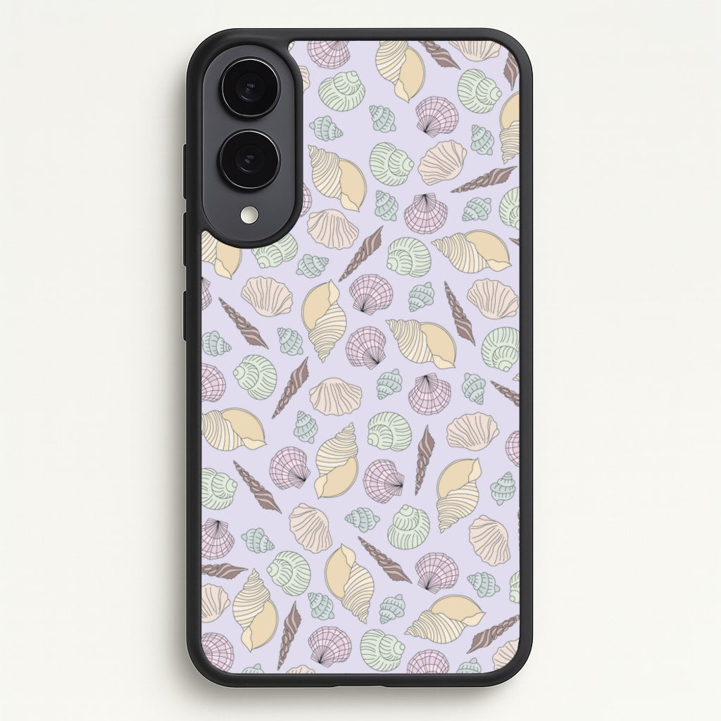 Seashells Pattern 7 - Seashells Phone Case for Galaxy S25 Edge