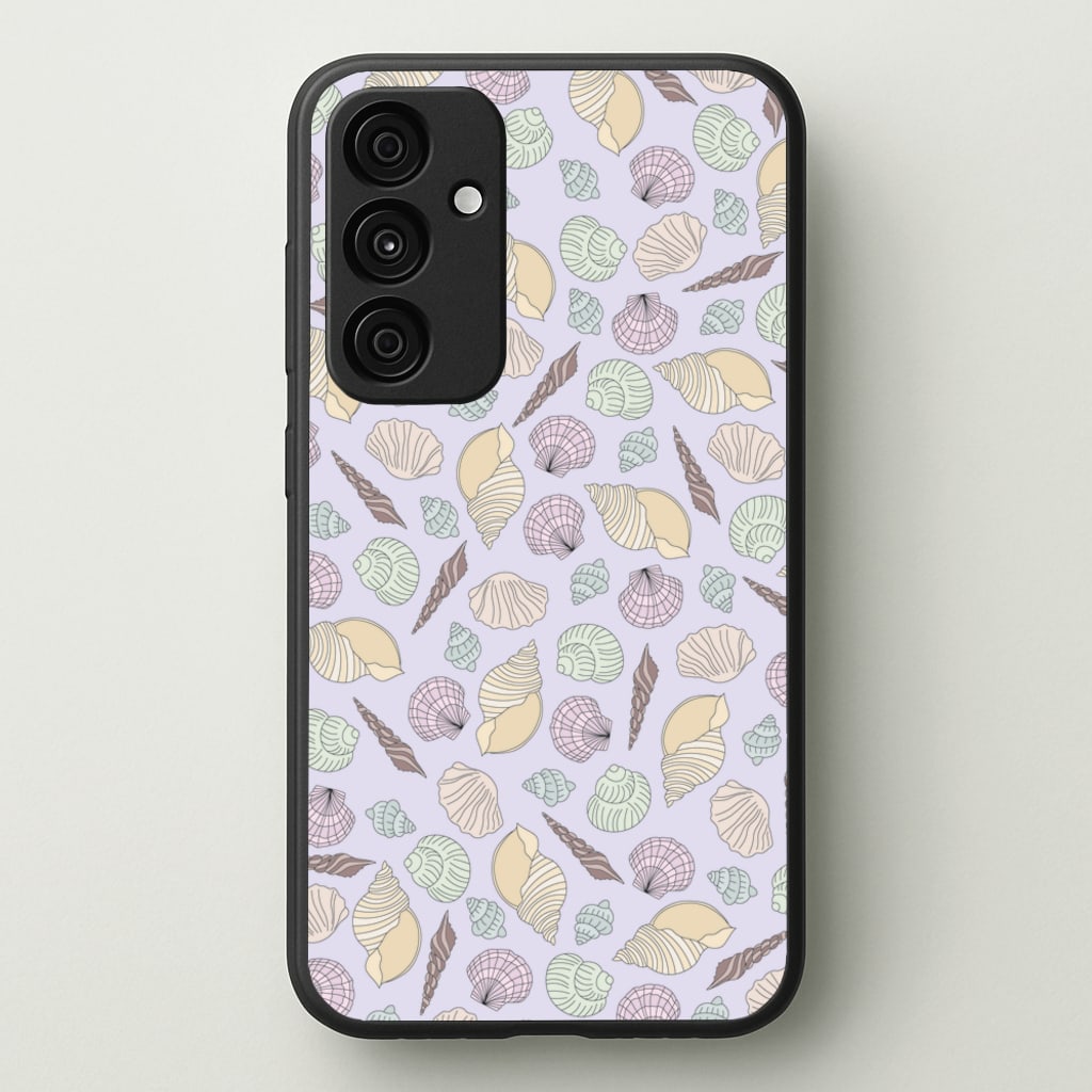 Seashells Pattern 7 - Seashells Phone Case for Galaxy A55
