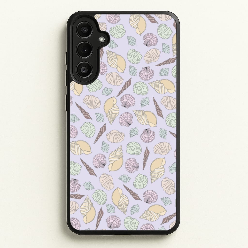 Seashells Pattern 7 - Seashells Phone Case for Galaxy A36