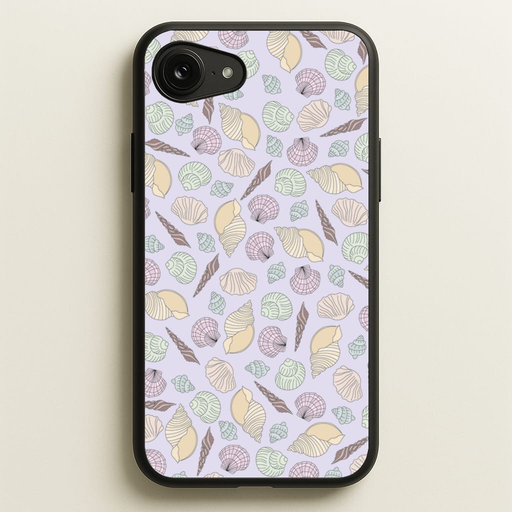 Seashells Pattern 7 - Seashells Phone Case for iPhone 16e
