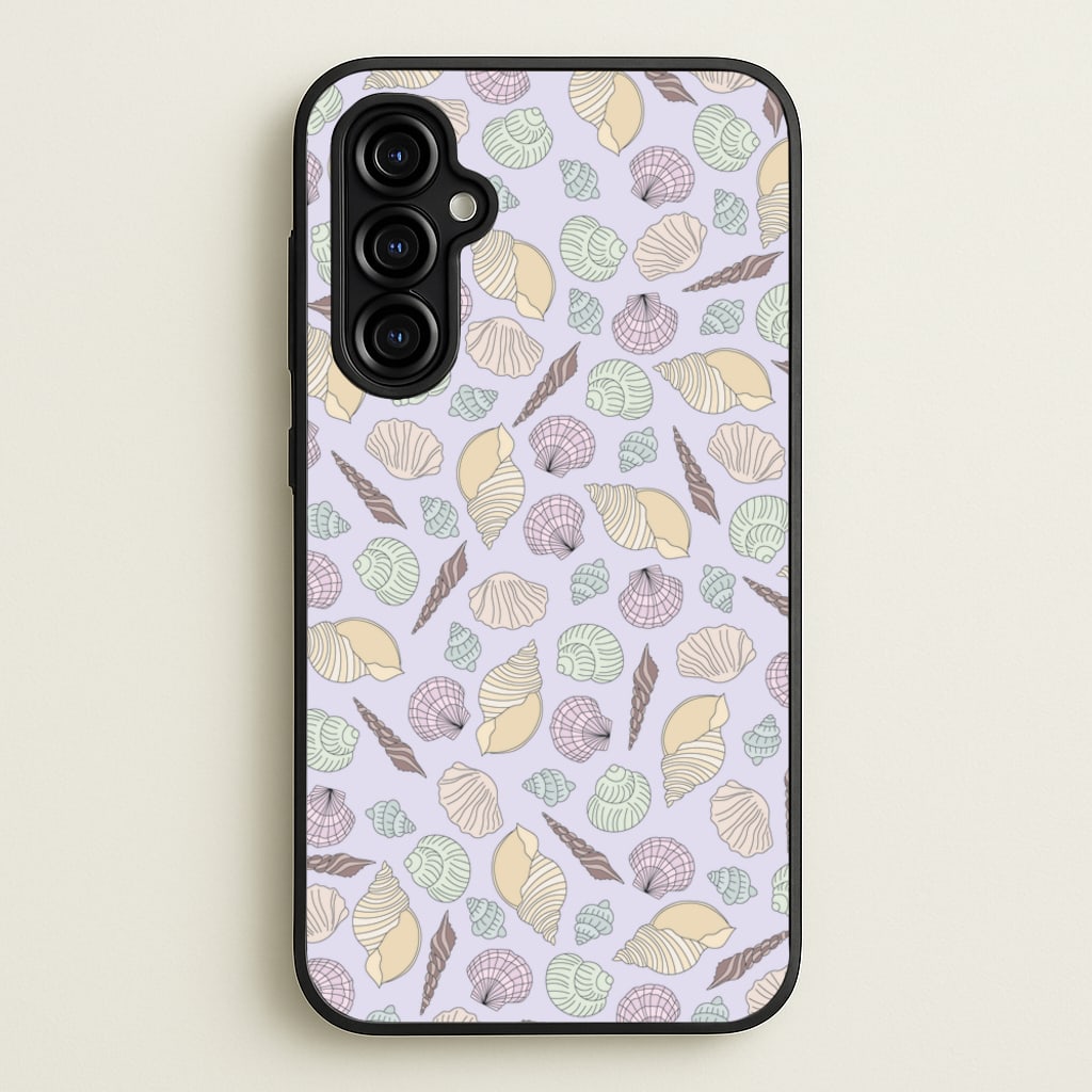 Seashells Pattern 7 - Seashells Phone Case for Galaxy A54