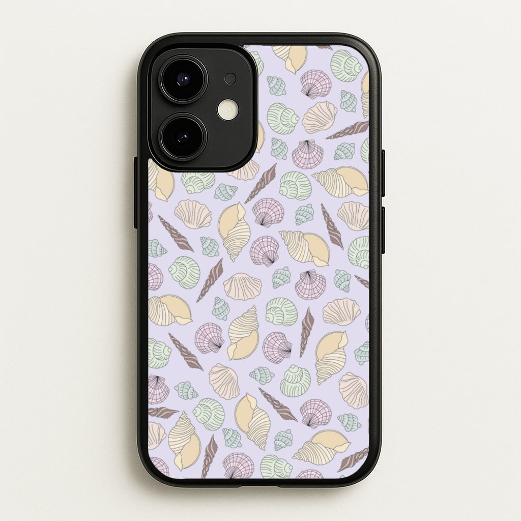 Seashells Pattern 7 - Seashells Phone Case for iPhone 12 / 12 Pro