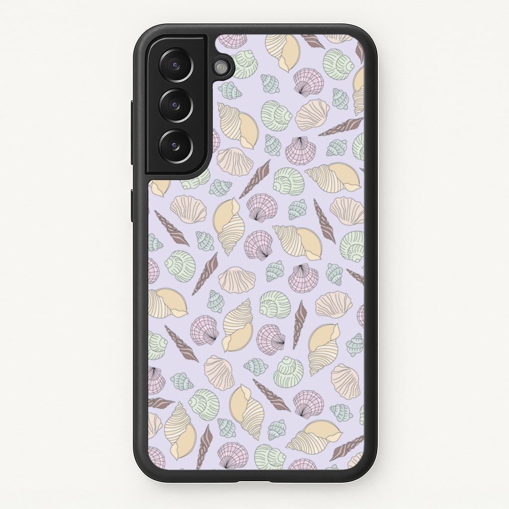 Seashells Pattern 7 - Seashells Phone Case for Galaxy S21FE