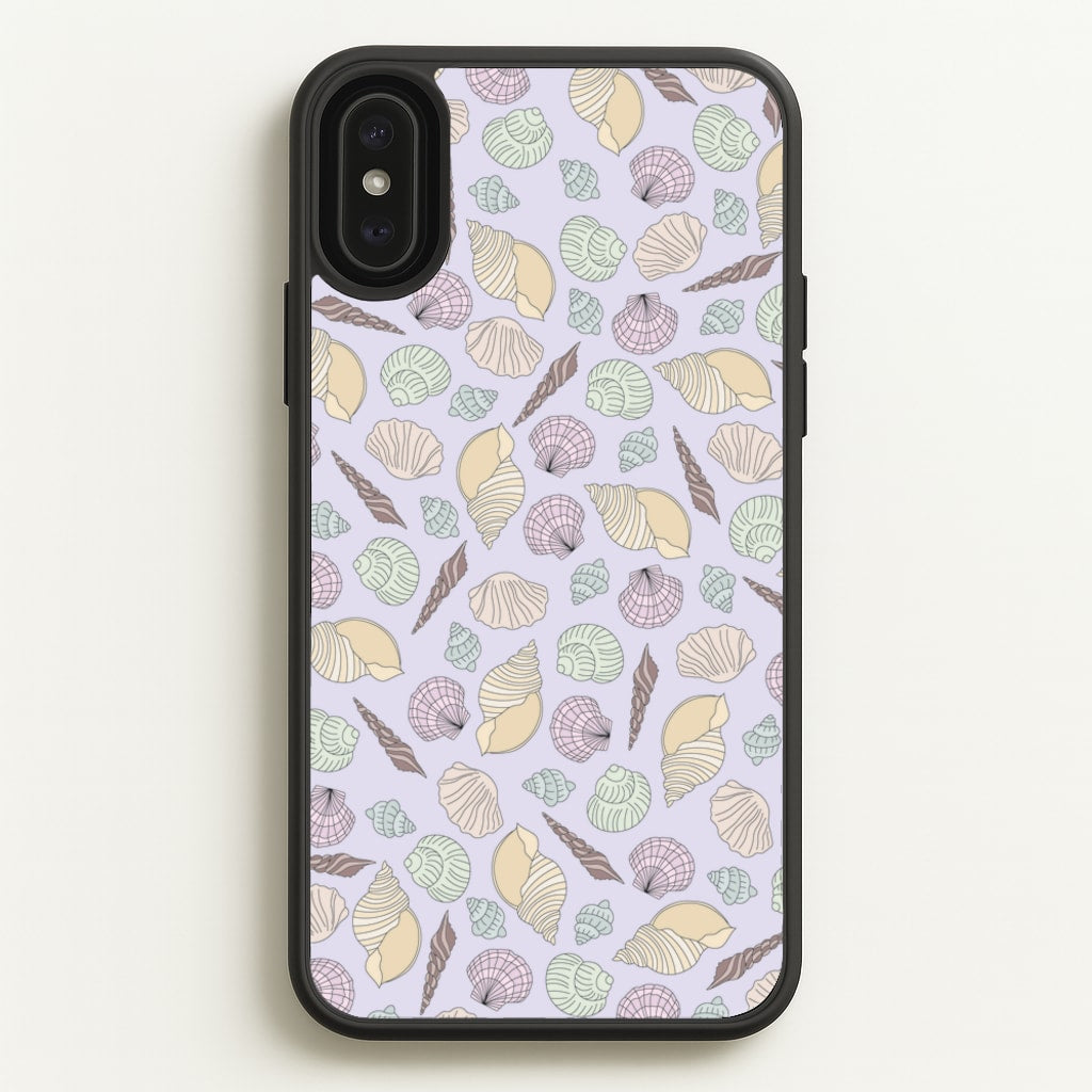 Seashells Pattern 7 - Seashells Phone Case for iPhone XS Max