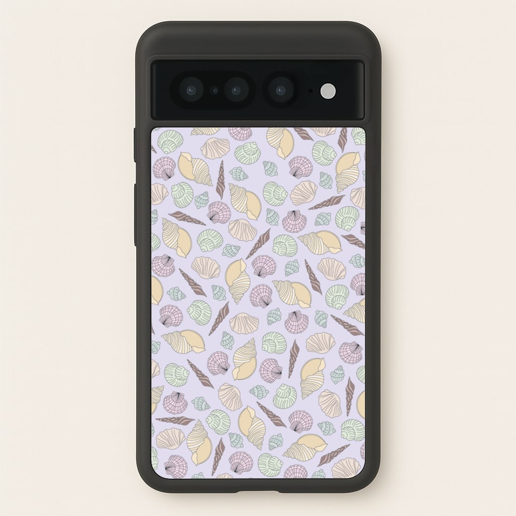 Seashells Pattern 7 - Seashells Phone Case for Google Pixel 7 Pro
