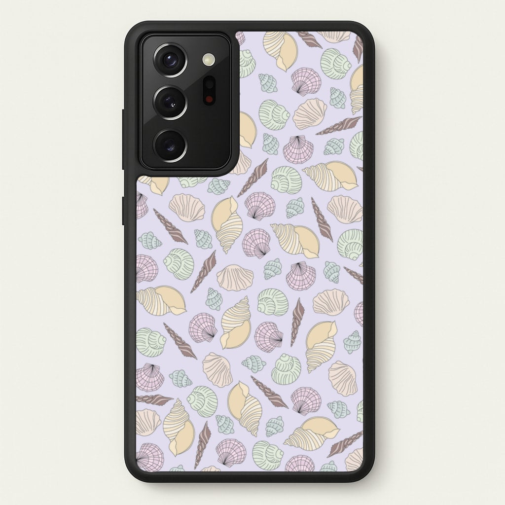 Seashells Pattern 7 - Seashells Phone Case for Galaxy Note 20 Ultra