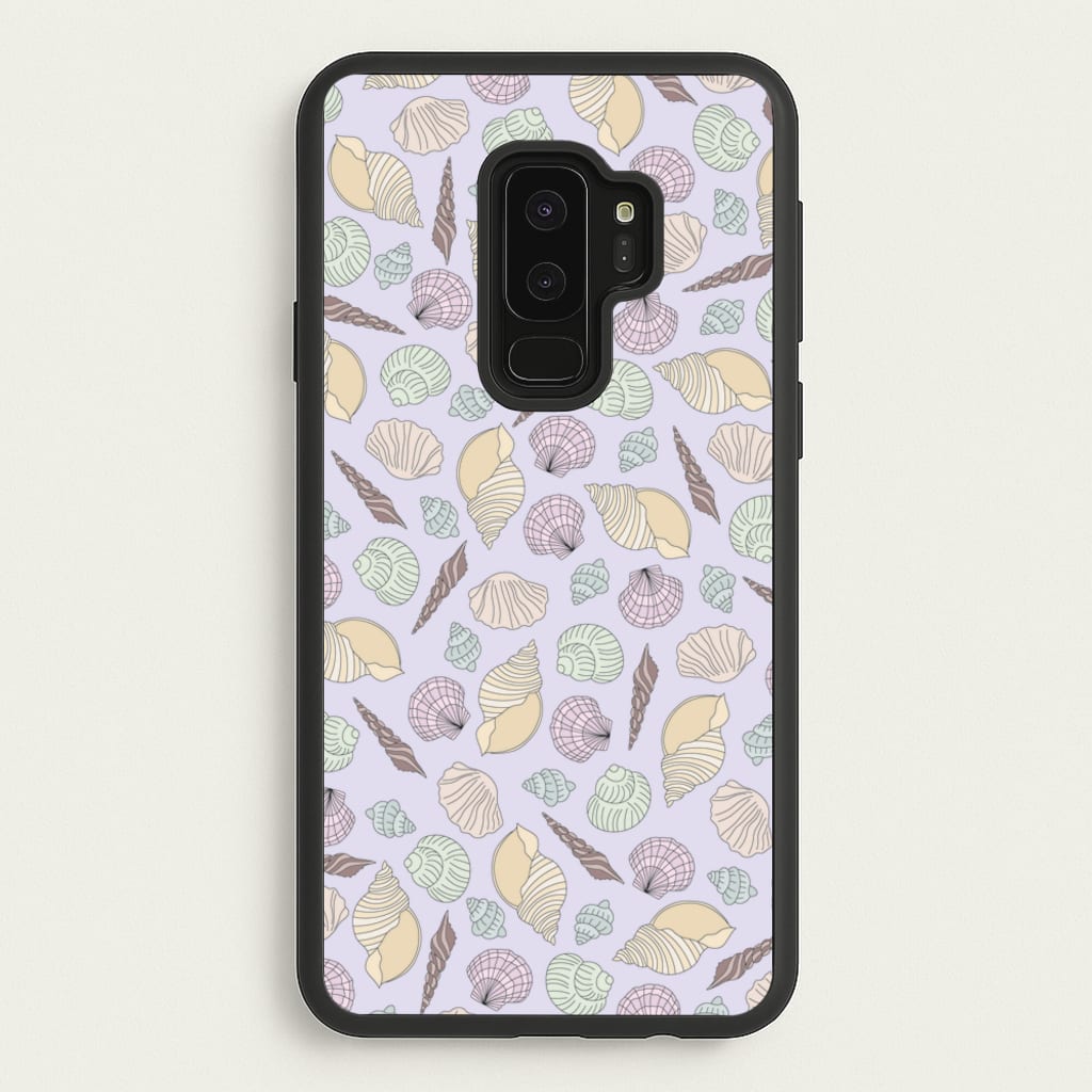 Seashells Pattern 7 - Seashells Phone Case for Galaxy S9 Plus