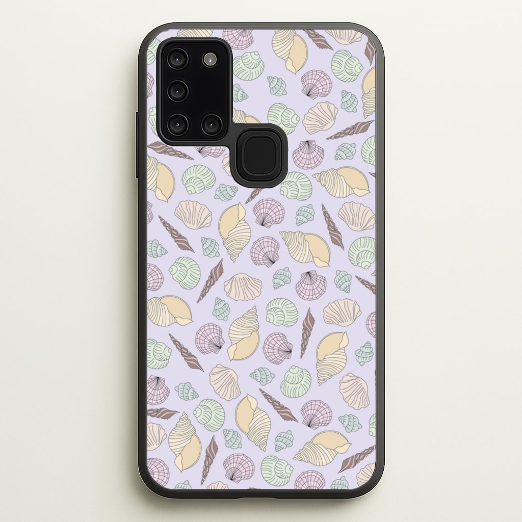 Seashells Pattern 7 - Seashells Phone Case for Galaxy A21s