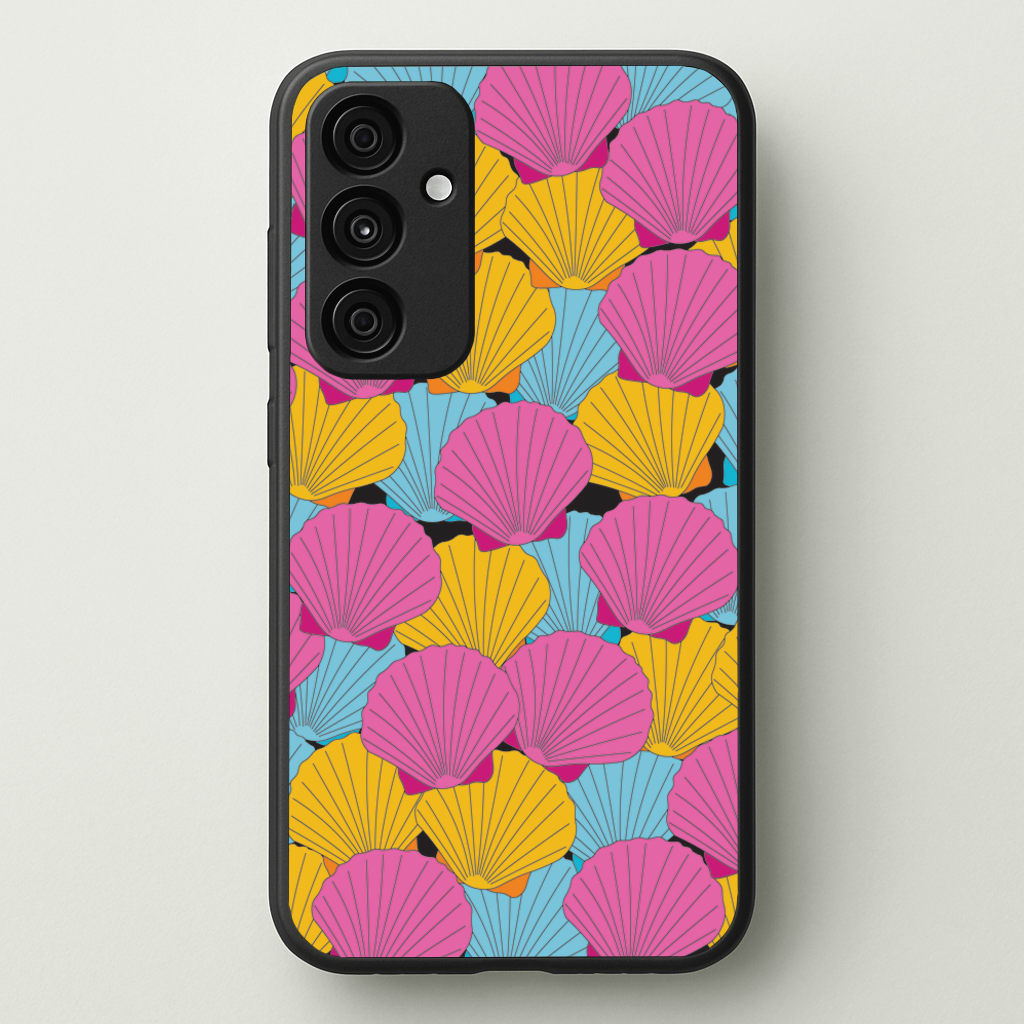Seashells Pattern 9 - Seashells Phone Case for Galaxy A55