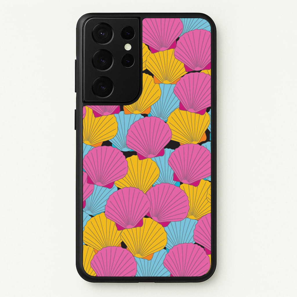 Seashells Pattern 9 - Seashells Phone Case for Galaxy S21 Ultra