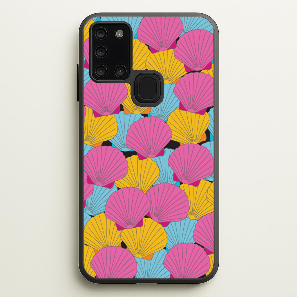 Seashells Pattern 9 - Seashells Phone Case for Galaxy A21s