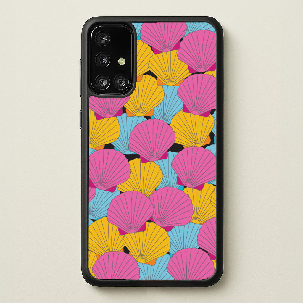Seashells Pattern 9 - Seashells Phone Case for Galaxy A71