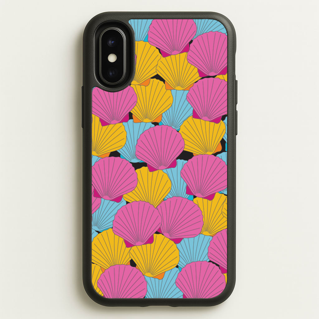 Seashells Pattern 9 - Seashells Phone Case for iPhone X / XS