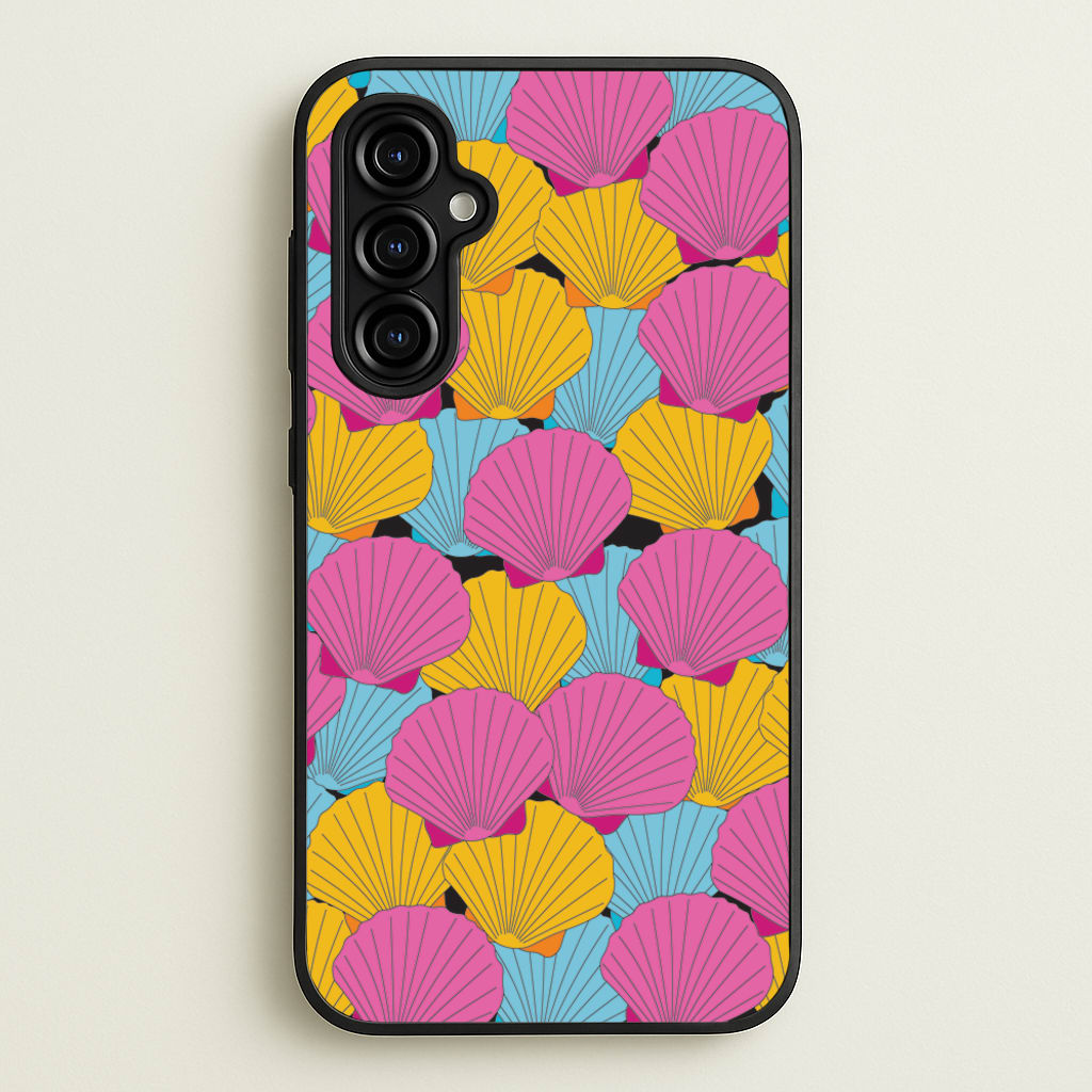 Seashells Pattern 9 - Seashells Phone Case for Galaxy A54