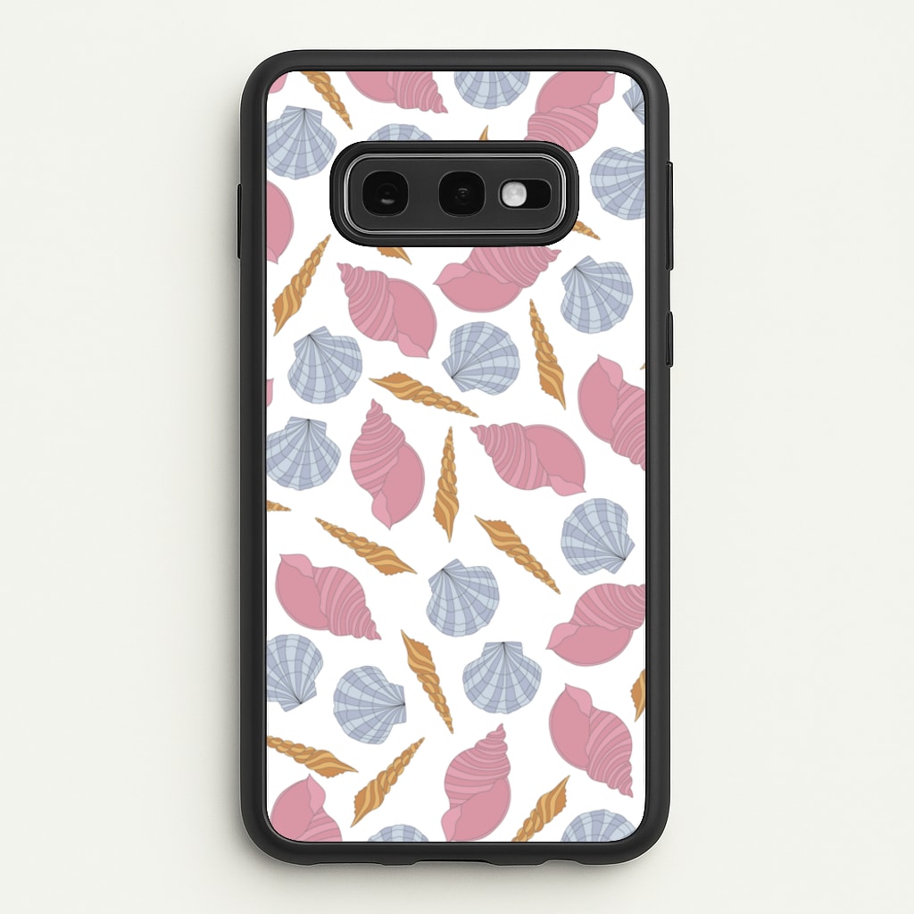 Seashells Pattern 10 - Seashells Phone Case for Galaxy S10e
