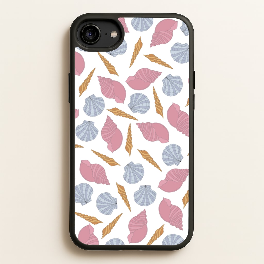 Seashells Pattern 10 - Seashells Phone Case for iPhone 6 / 7 / 8 / SE