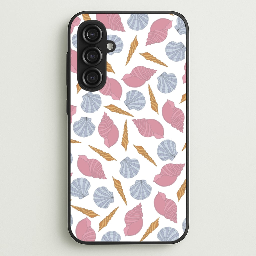 Seashells Pattern 10 - Seashells Phone Case for Galaxy S23FE