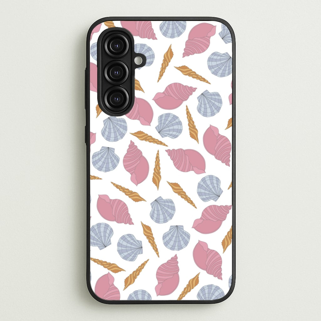 Seashells Pattern 10 - Seashells Phone Case for Galaxy A16