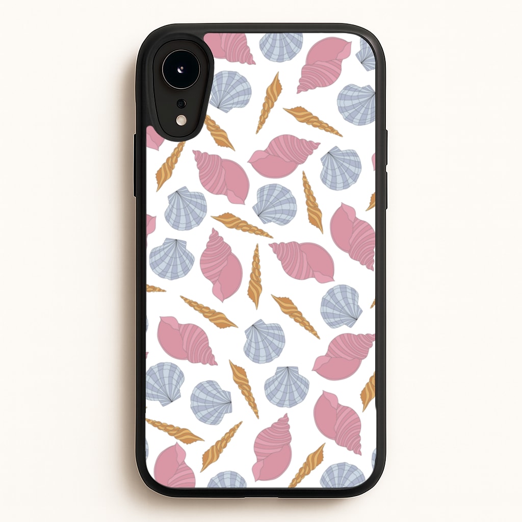 Seashells Pattern 10  - Seashells Phone Case for iPhone XR