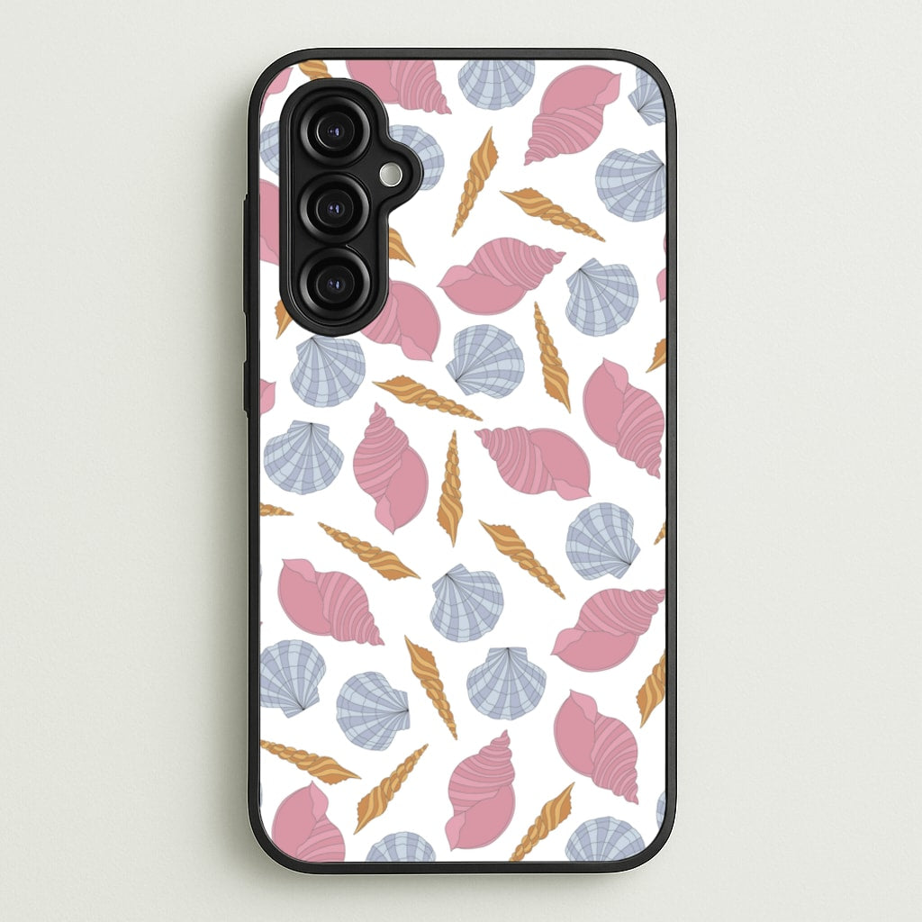 Seashells Pattern 10 - Seashells Phone Case for Galaxy A14