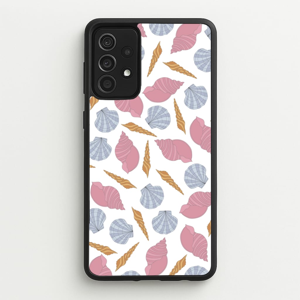 Seashells Pattern 10 - Seashells Phone Case for Galaxy A52 / A52s