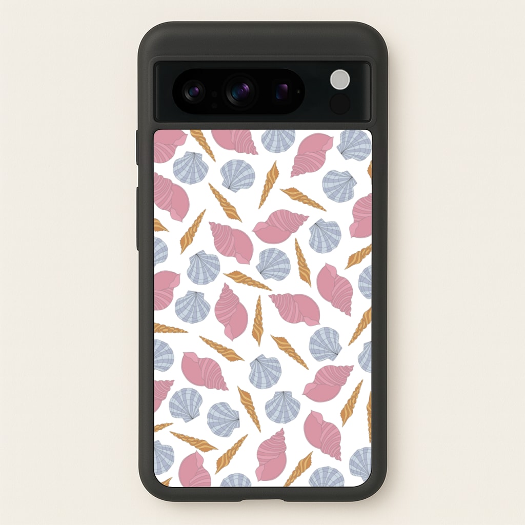Seashells Pattern 10 - Seashells Phone Case for Google Pixel 8 Pro