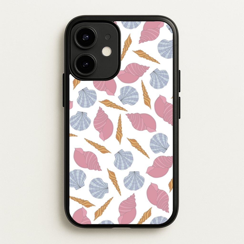 Seashells Pattern 10 - Seashells Phone Case for iPhone 12 / 12 Pro