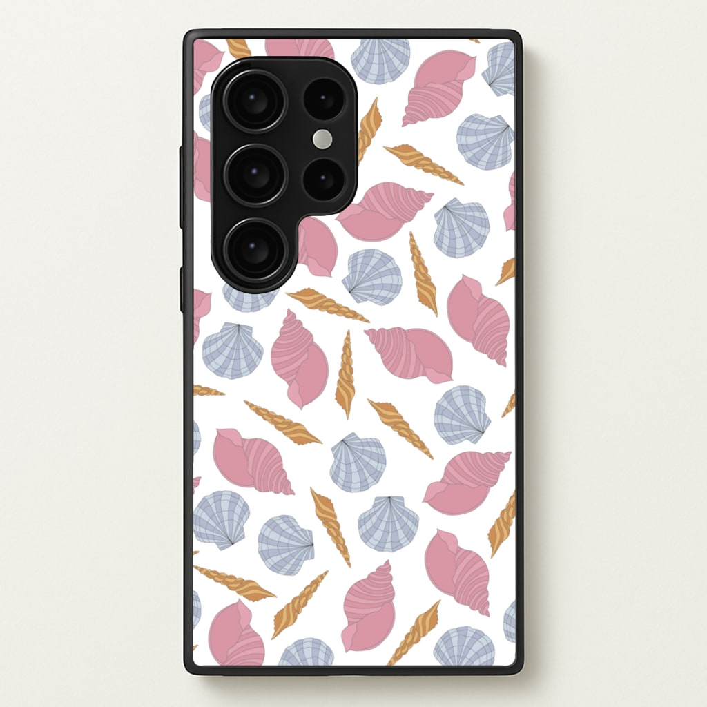 Seashells Pattern 10 - Seashells Phone Case for Galaxy S24 Ultra