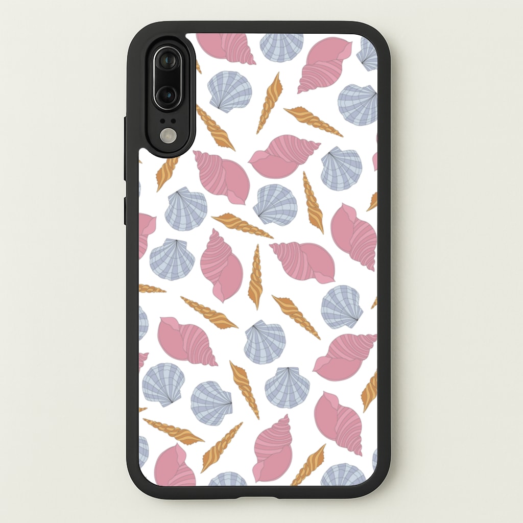 Seashells Pattern 10 - Seashells Phone Case for Huawei P20