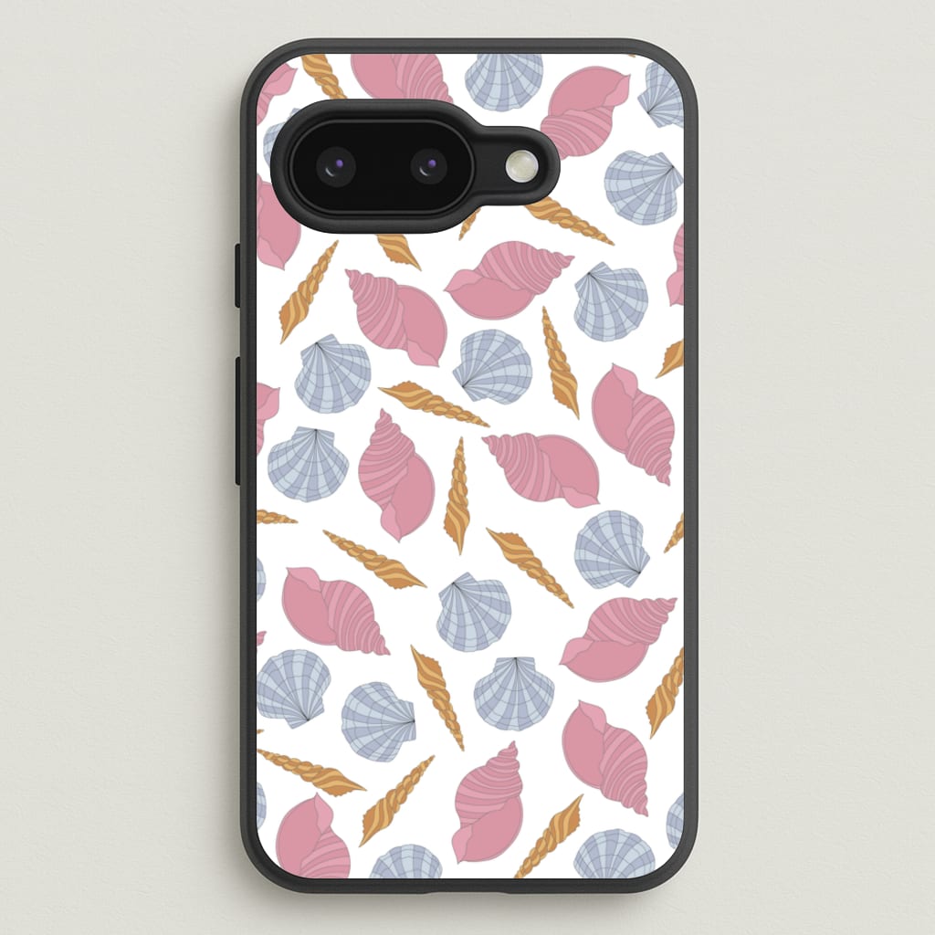 Seashells Pattern 10 - Seashells Phone Case for Google Pixel 9a
