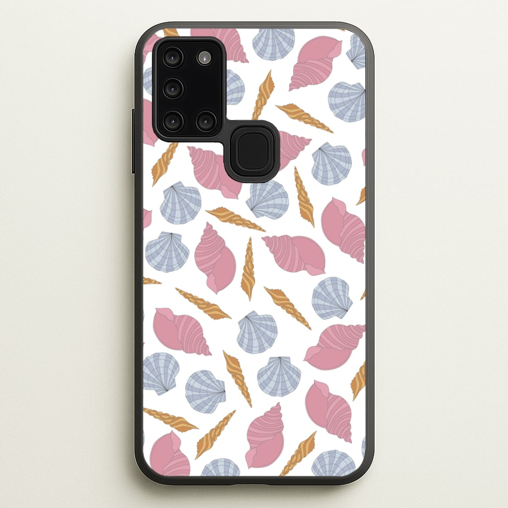 Seashells Pattern 10 - Seashells Phone Case for Galaxy A21s