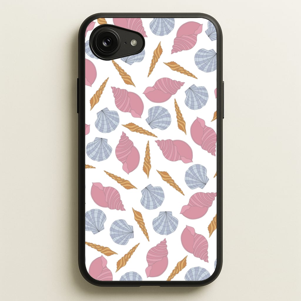 Seashells Pattern 10 - Seashells Phone Case for iPhone 16e