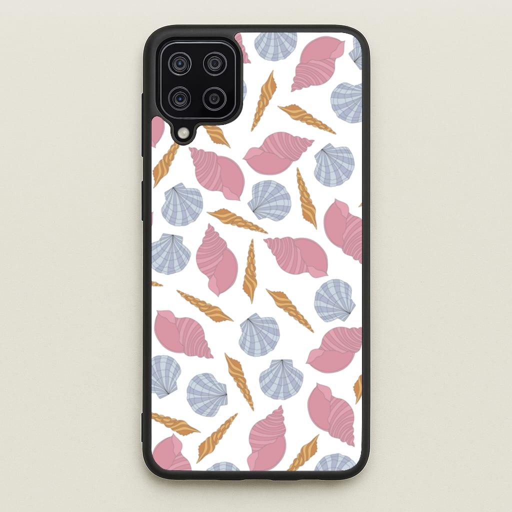 Seashells Pattern 10 - Seashells Phone Case for Galaxy A12