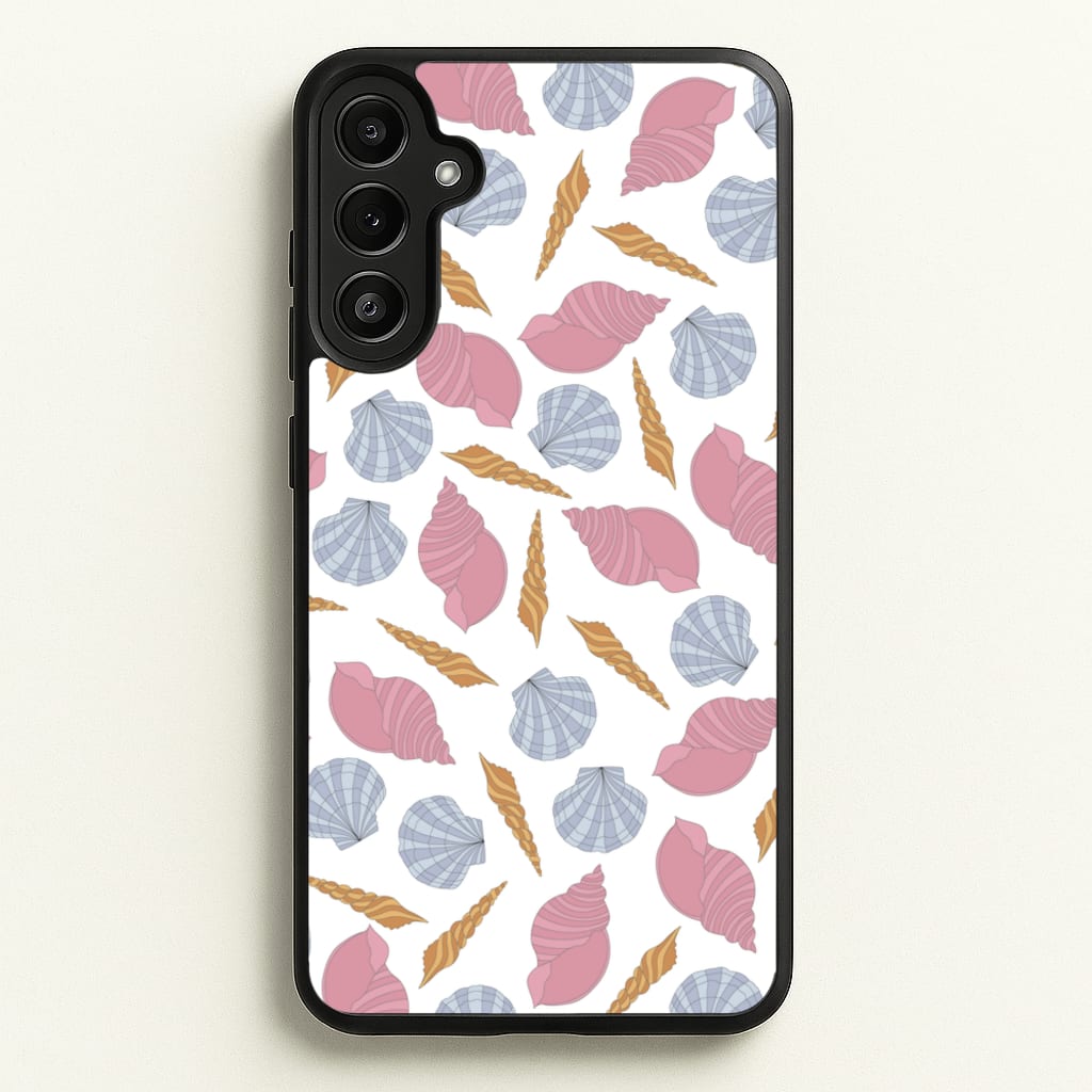 Seashells Pattern 10  - Seashells Phone Case for Galaxy A34