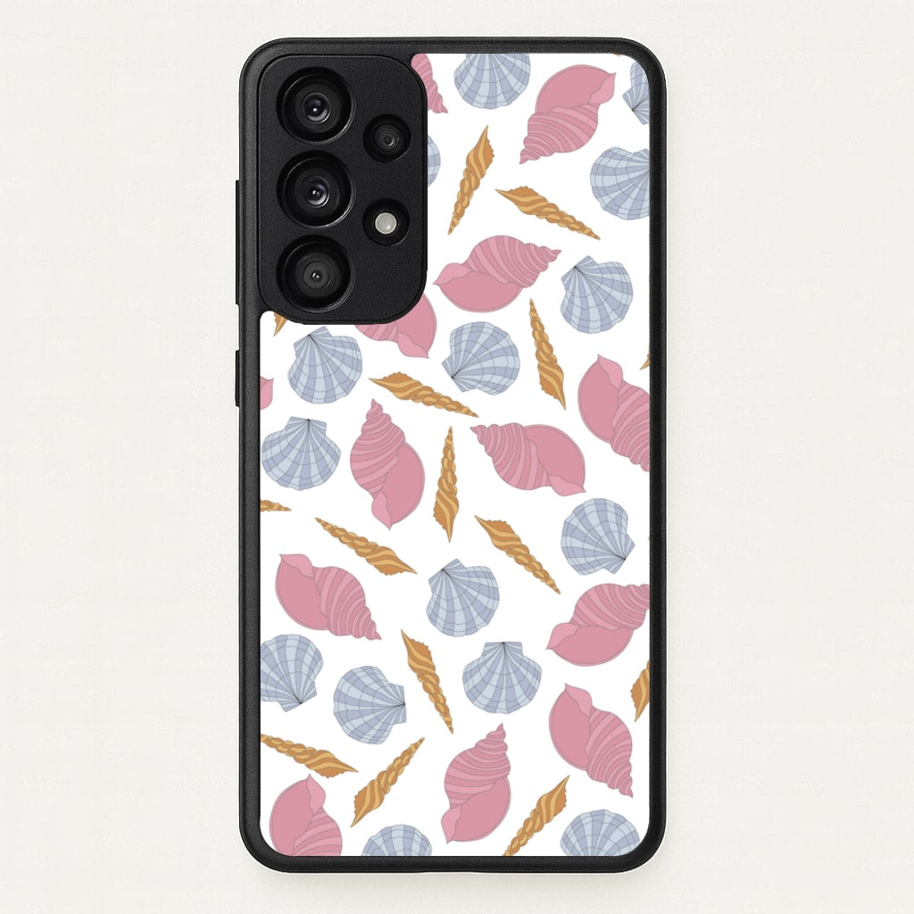 Seashells Pattern 10 - Seashells Phone Case for Galaxy A53