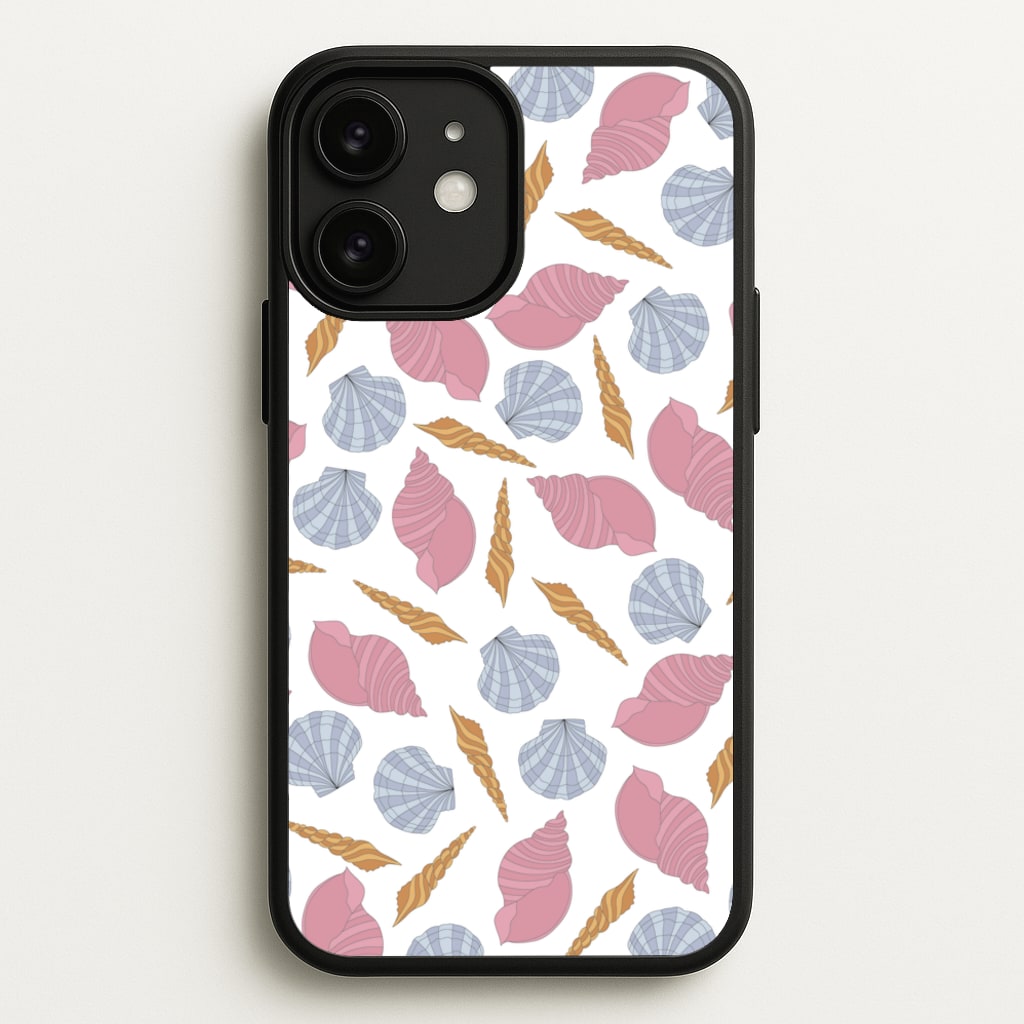 Seashells Pattern 10 - Seashells Phone Case for iPhone 11